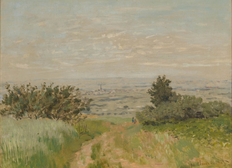 View of the Argenteuil plain, Sannois hillsides W220 - Claude Monet