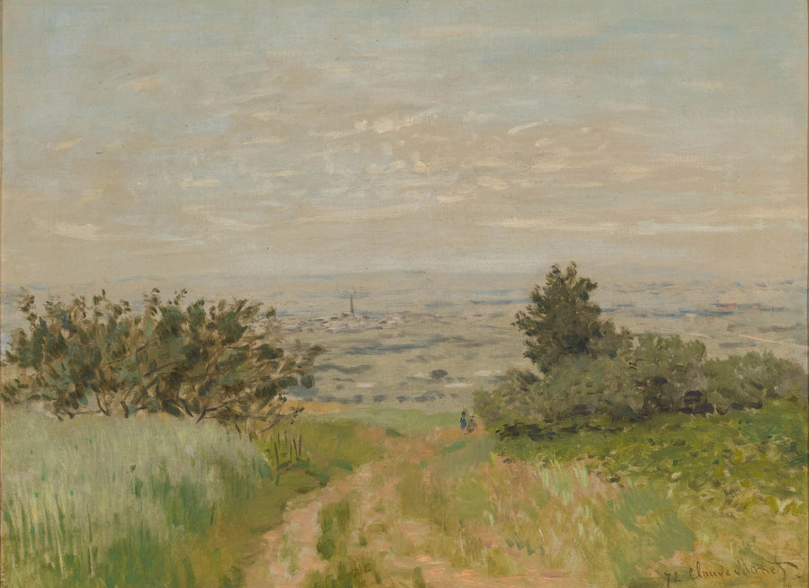 View of the Plain at Argenteuil, Hills of Sannois - Claude Monet