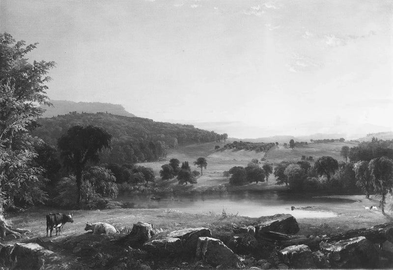 View near Sherburne, Chenango County, New York - Jasper Francis Cropsey
