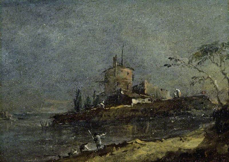 View near Venice - Francesco Guardi