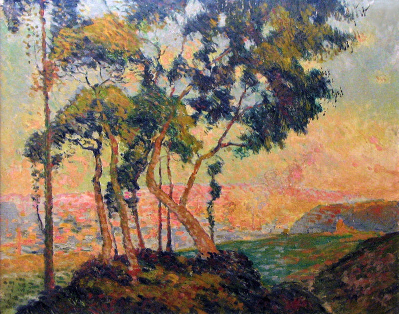 View taken at Mont-Gargan sunset - Robert Antoine Pinchon