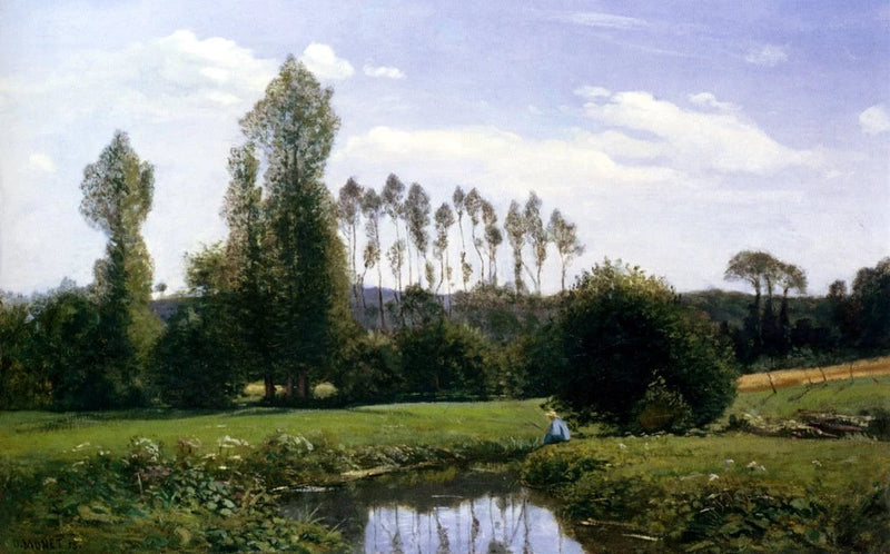 View taken in Rouelles W1 - Claude Monet
