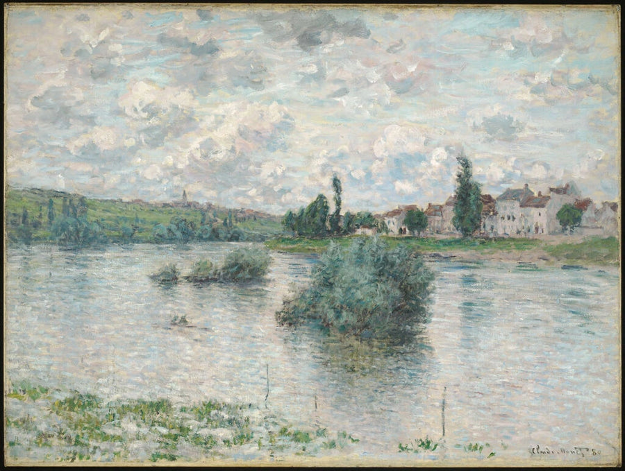 View of the Seine at Lavacourt W540 - Claude Monet