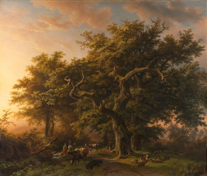 Vue sur la forêt - Barend Cornelis Koekkoek