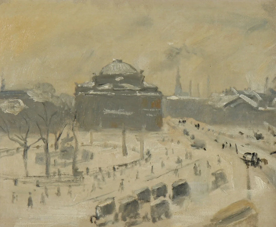 View of Kongens Nytorv, Copenhagen. -Michael Peter Ancher