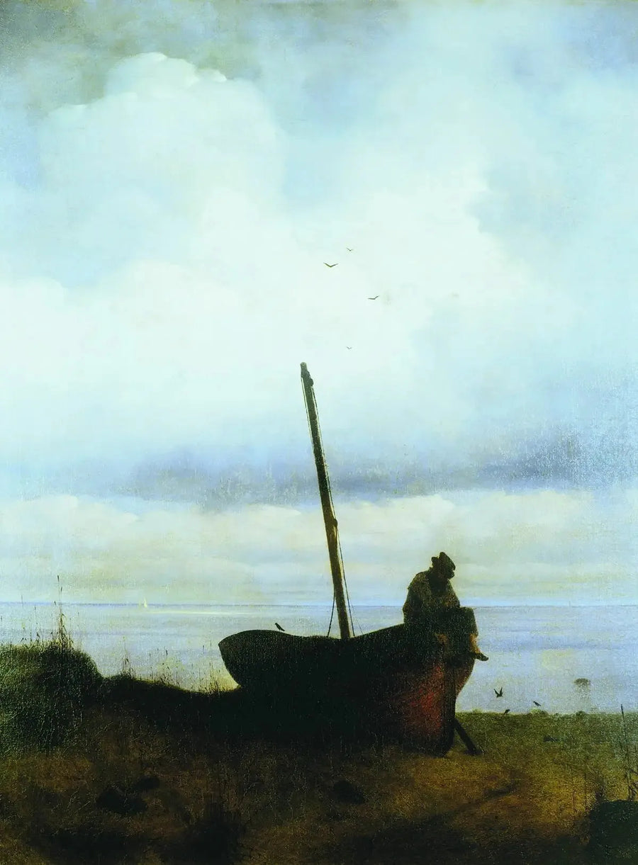 View of the coast near Saint Petersburg - Ivan Aivazovsky