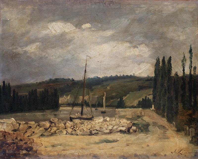 View of the Seine - Stanislas Lépine