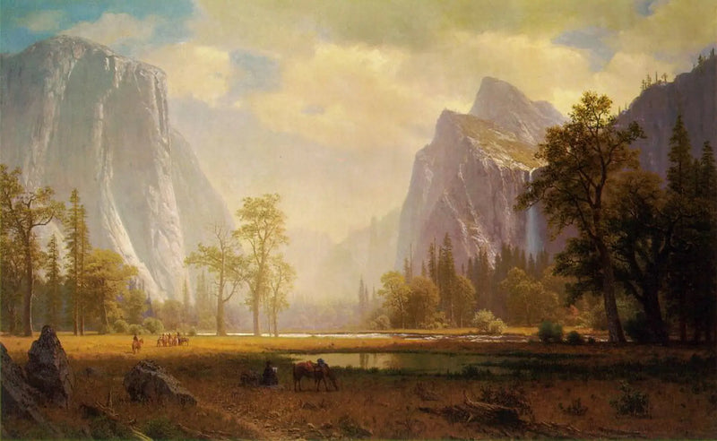 View of Yosemite Valley - Albert Bierstadt