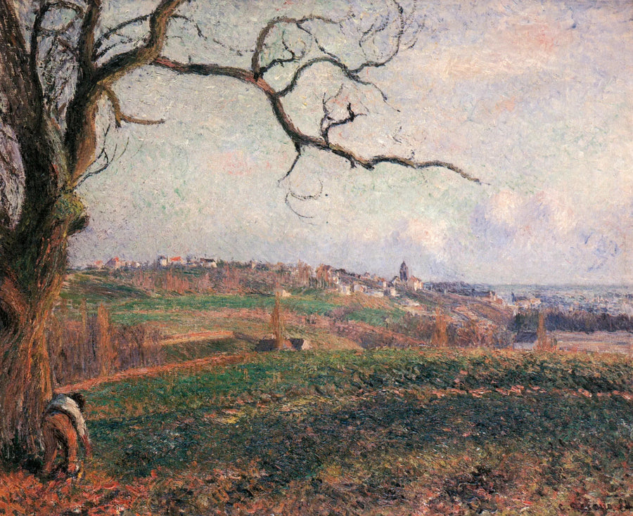 View of the City of Pontoise - Camille Pissarro