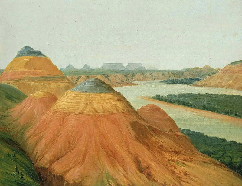 View of the Big Bend of the Upper Missouri - George Catlin