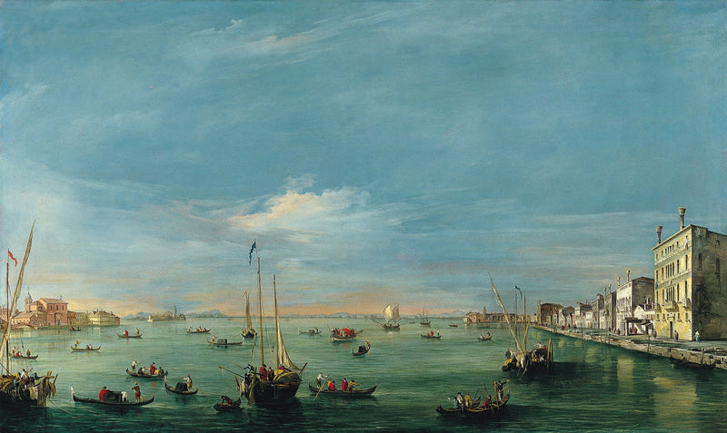 View of the Giudecca Canal and the Zattere - Francesco Guardi
