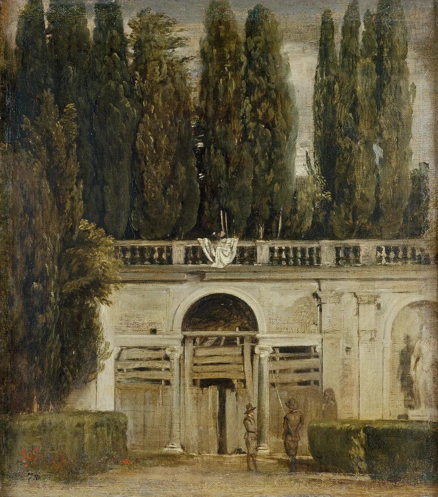 View of the Villa Medici Garden in Rome - Diego Velázquez