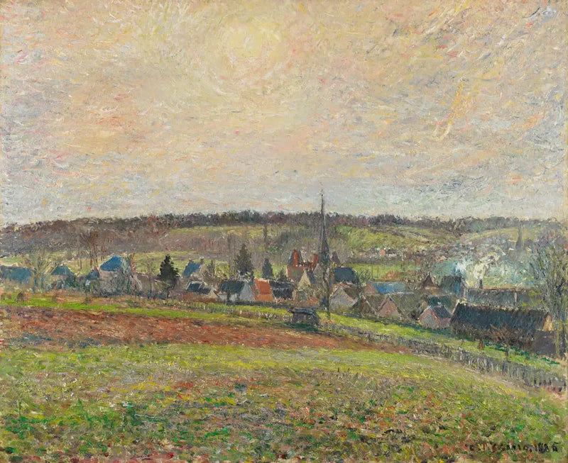 View of the Village of Éragny - Camille Pissarro