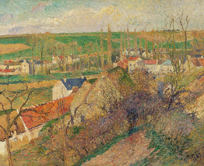 View of the Village of Osny - Camille Pissarro