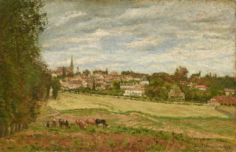 View of the Village of Marly-le-Roi - Camille Pissarro