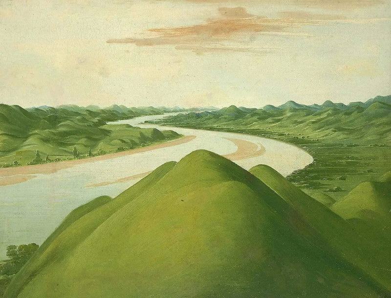 View of the « Cross Timbers », Texas - George Catlin