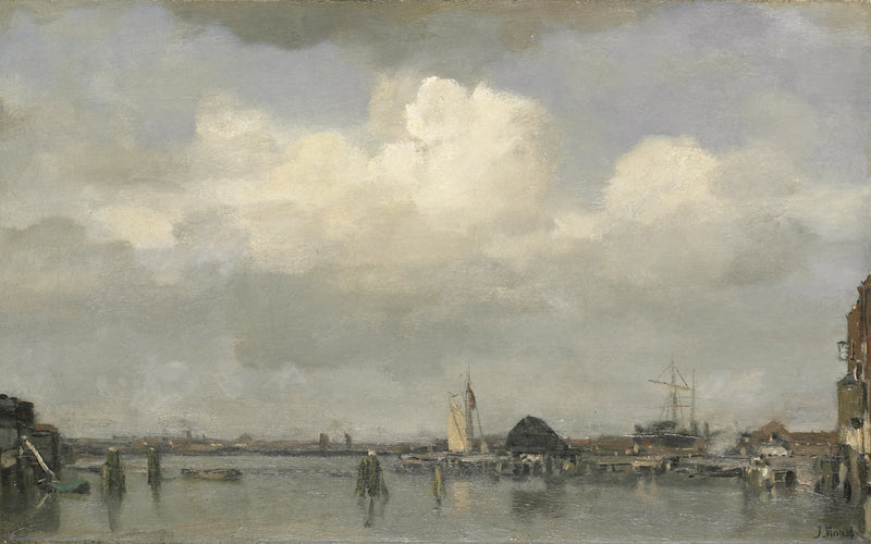 Vue sur le port - Jacob Maris