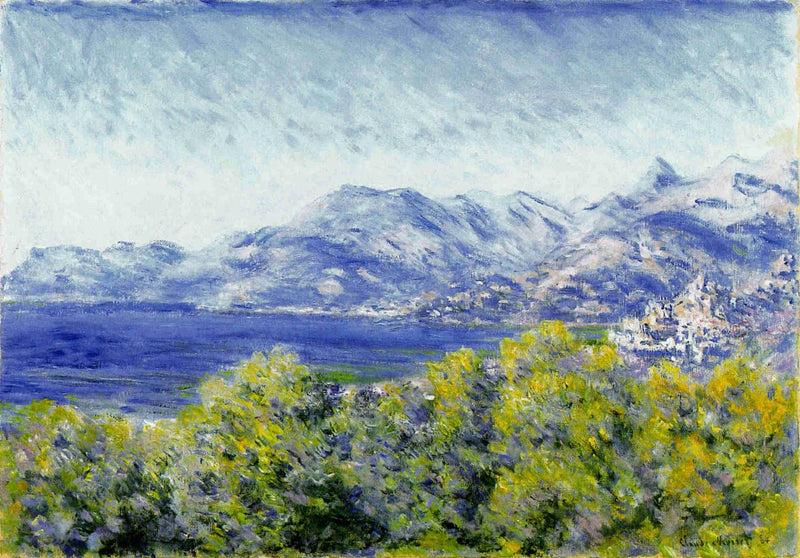 View of Ventimiglia W878 - Claude Monet