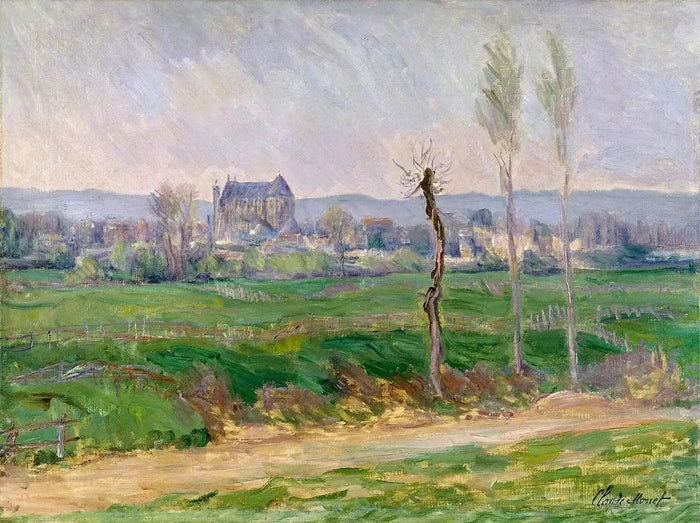 View of Vernon W1061 - Claude Monet