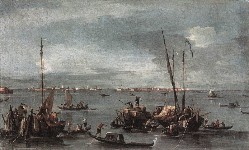 View of Murano from Fondamente Nuove, Venice - Francesco Guardi