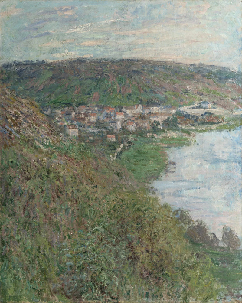 View of Vétheuil W603 - Claude Monet