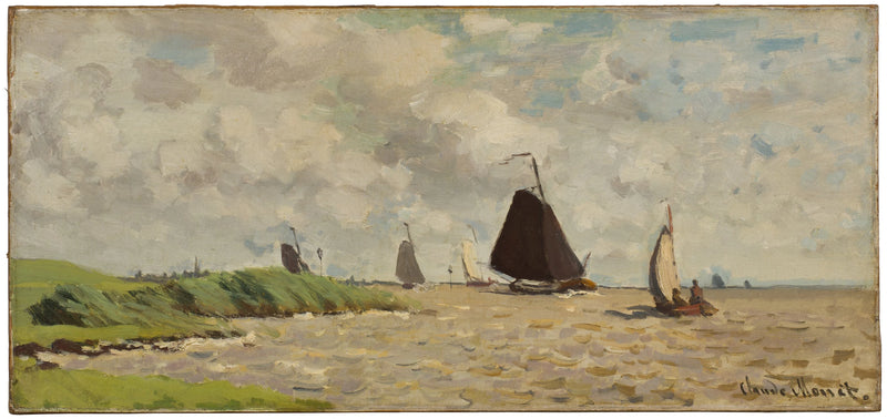 View of the Voorzaan W179 - Claude Monet