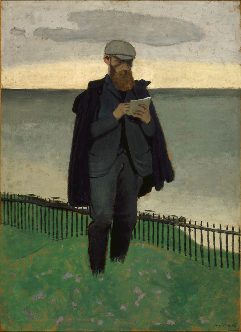 Vuillard Drawing in Honfleur - Félix Vallotton