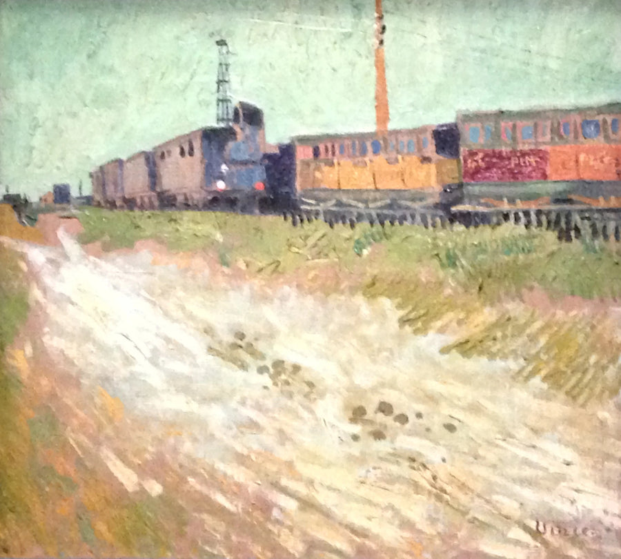 Railway wagons at Arles - Vincent van Gogh