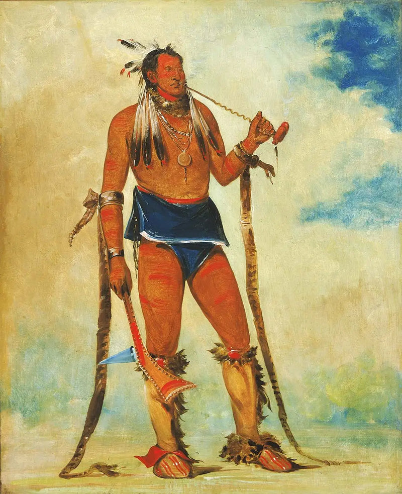 Wah-chee-háhs-ka, the man who puts everything outside - George Catlin