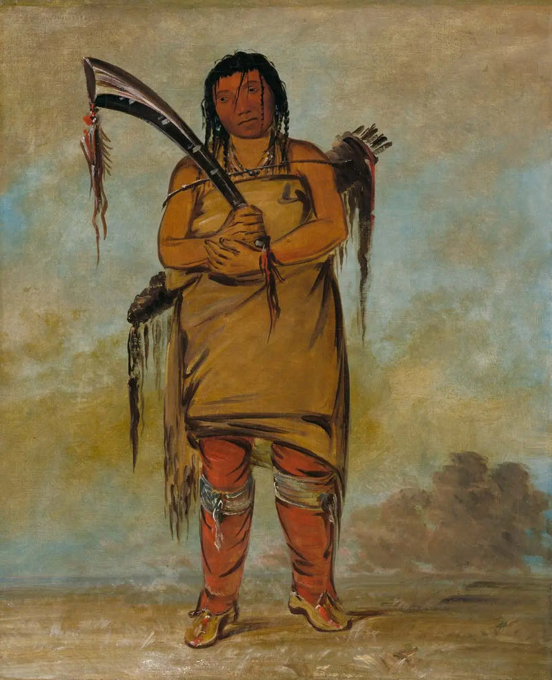 Wáh-chees, a Brave - George Catlin