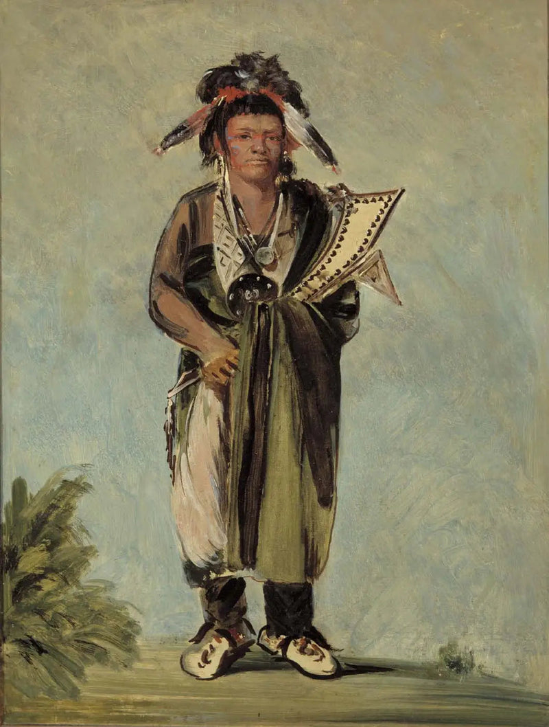 Wah-kón-ze-kaw, The Serpent - George Catlin