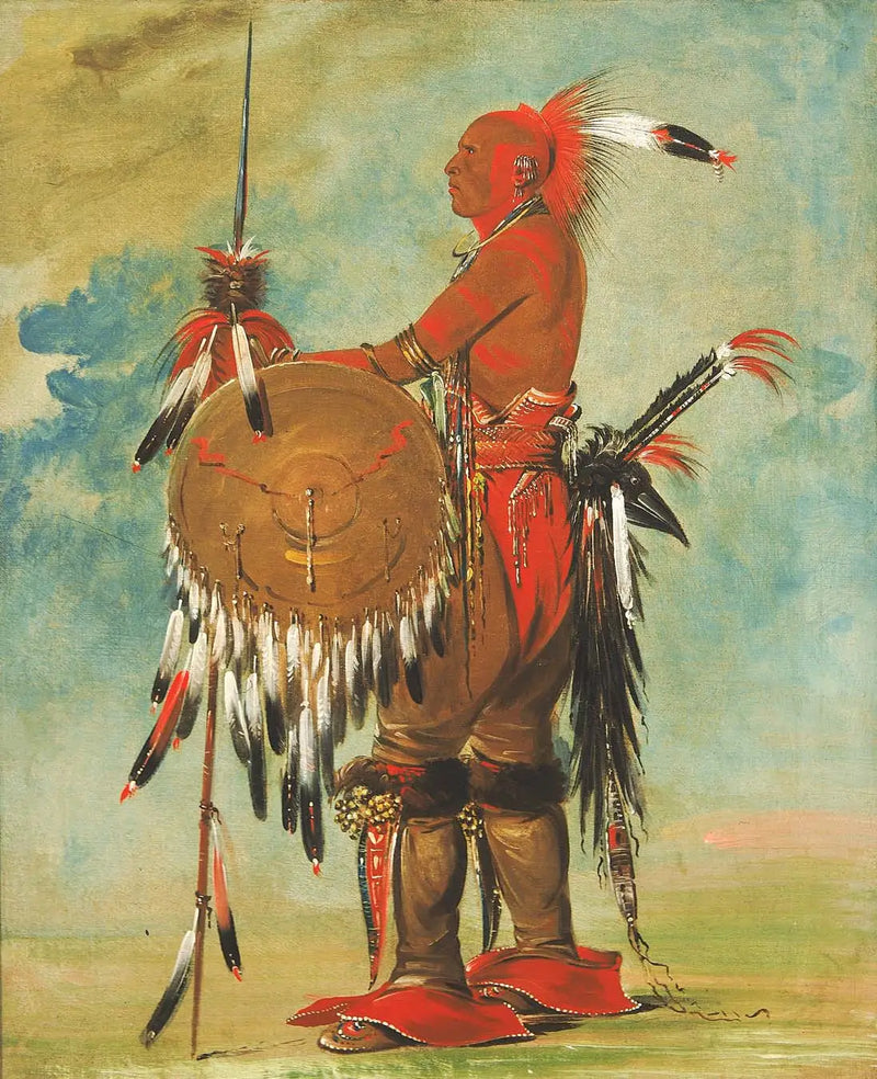 Wáh-pa-ko-lás-kuk, the Bear Trail - George Catlin