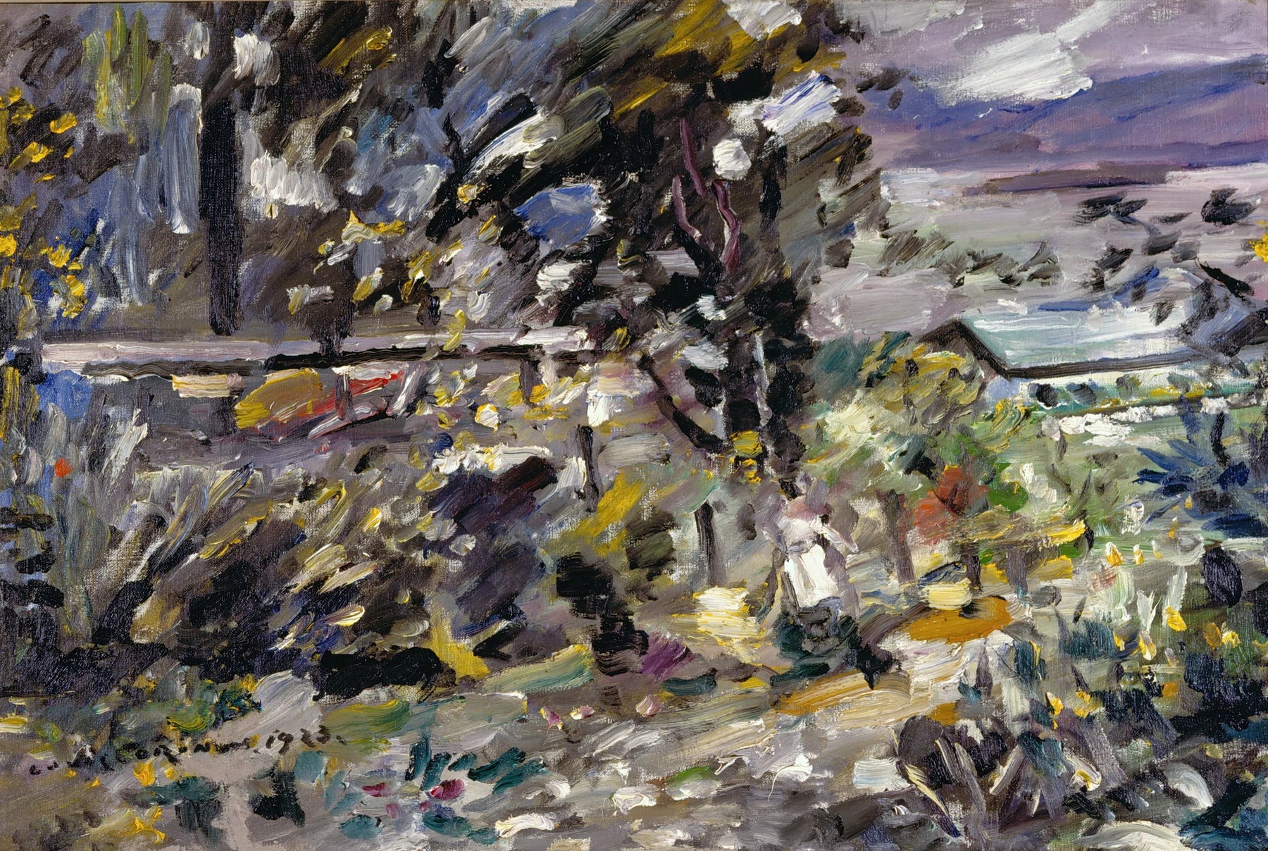 Walchensee, Silverway - Lovis Corinth image 1 copie de tableau peinte à la main
