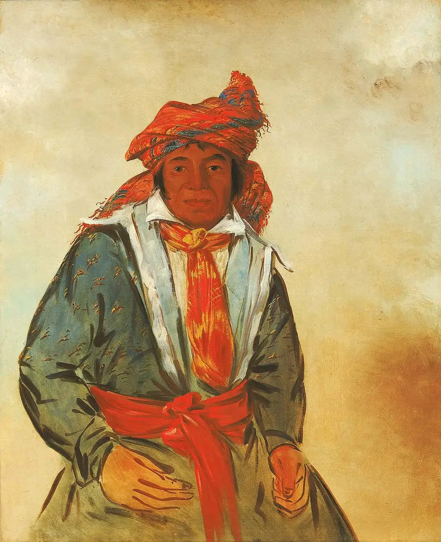 Wat-ál-le-go, a Brave - George Catlin