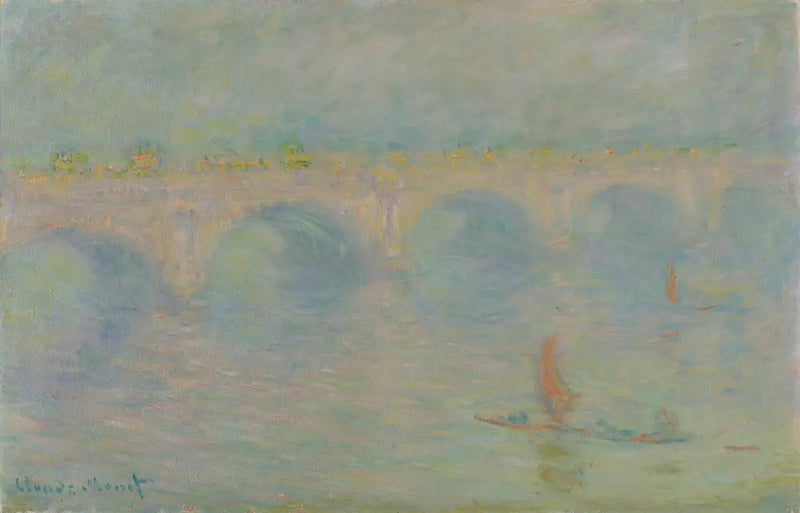 Waterloo Bridge, sunlight effect - Claude Monet