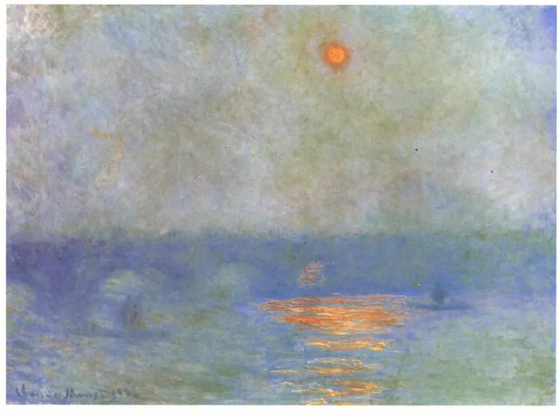 Waterloo Bridge: the sun in the fog - Claude Monet