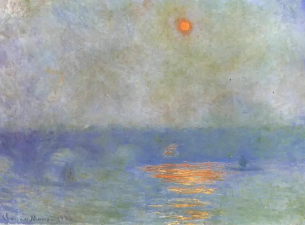 Waterloo Bridge : le soleil dans le brouillard de Claude Monet – Musée des beaux-arts du Canada