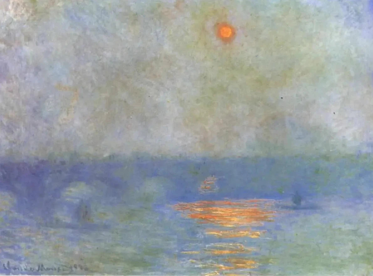 Waterloo Bridge : le soleil dans le brouillard de Claude Monet – Musée des beaux-arts du Canada
