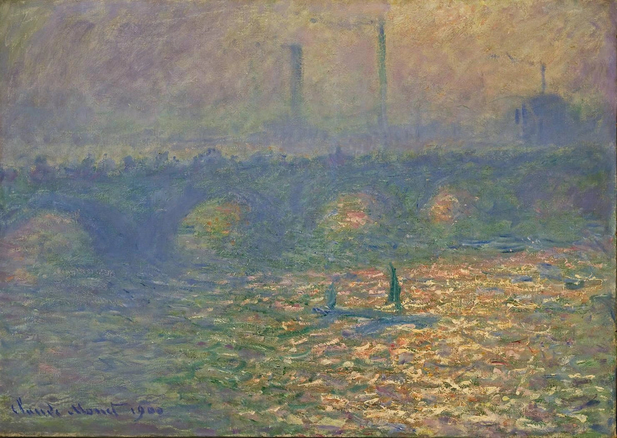 Waterloo Bridge de Claude Monet, 1900 – Santa Barbara Museum of Art 1968.20.7, Wildenstein 1555