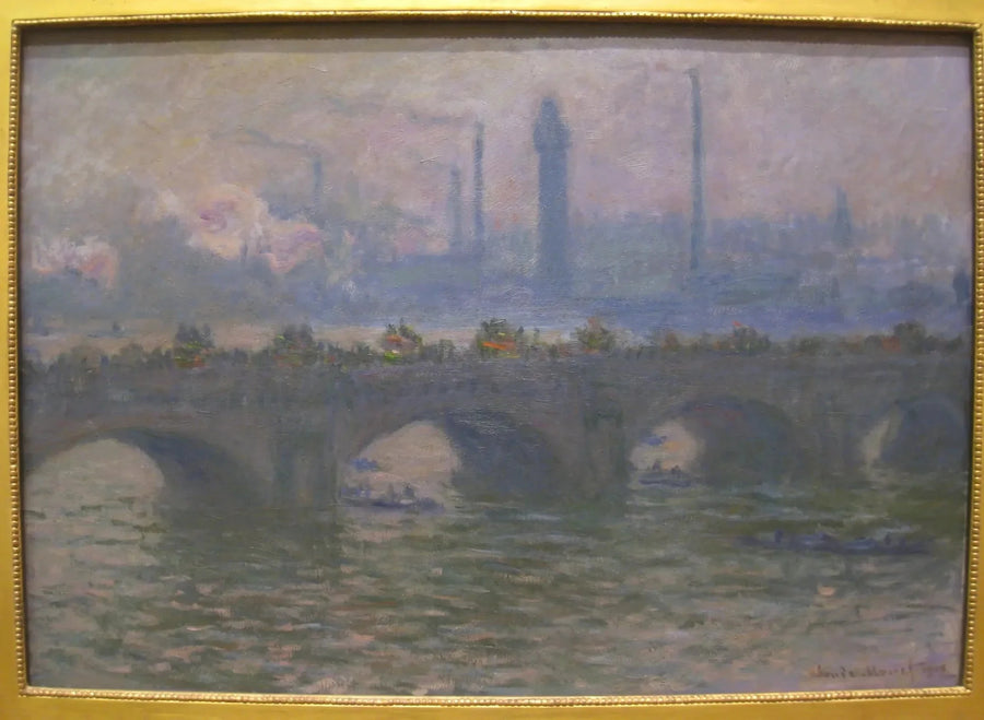 The Waterloo Bridge, Worcester version - Claude Monet