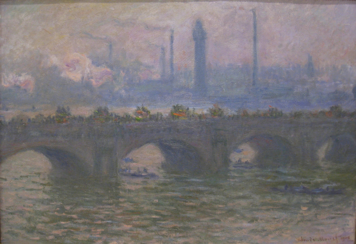 Waterloo Bridge, Worcester W1568 - Claude Monet