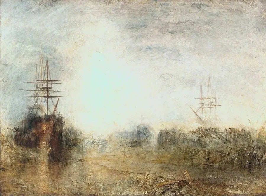 Whalers (Boiling Blubber) Entangled in Flaw Ice, Endeavouring to Extricate Themselves - J. M. W. Turner