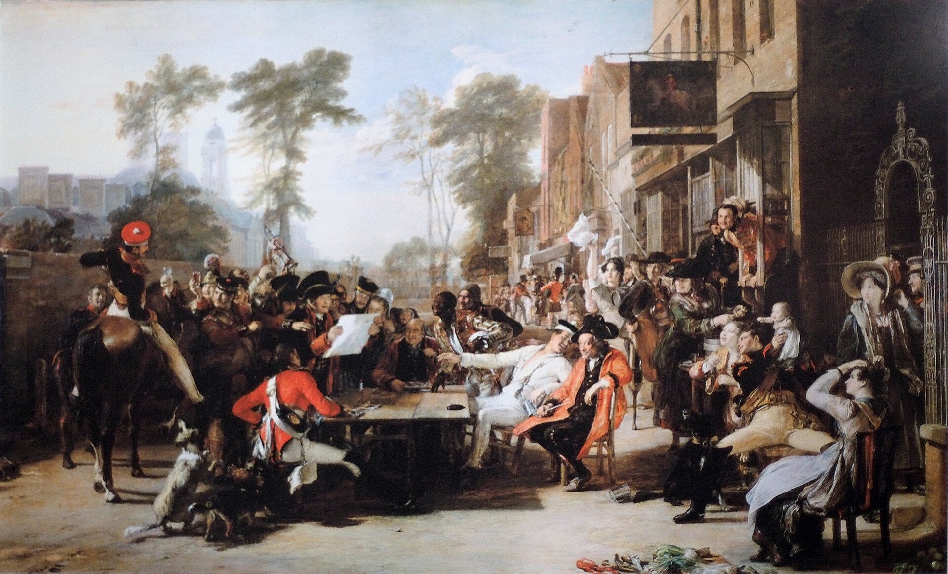The Chelsea Pensioners Reading the Waterloo Dispatch - David Wilkie