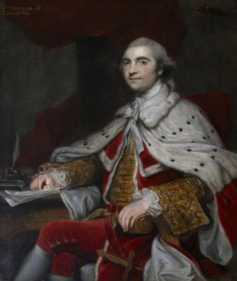 William Petty, 2nd Earl of Shelburne, later 1st Marquis of Lansdowne (1737-1805) - Joshua Reynolds