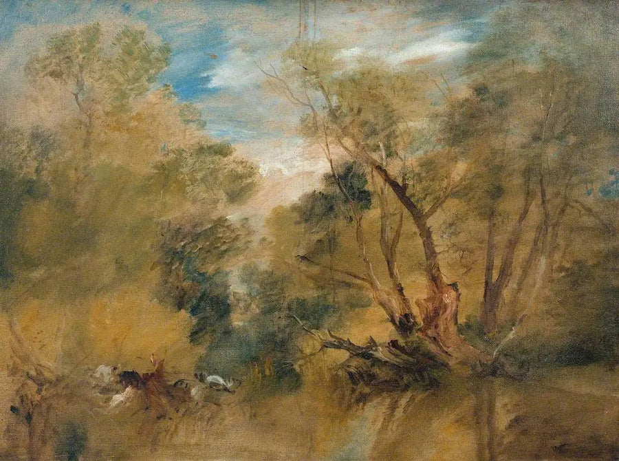 Willows beside a Stream - J. M. W. Turner