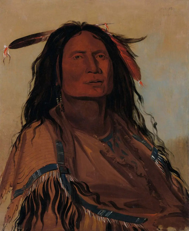 Wúk-mi-ser, Corn, un guerrier Miniconjou - George Catlin