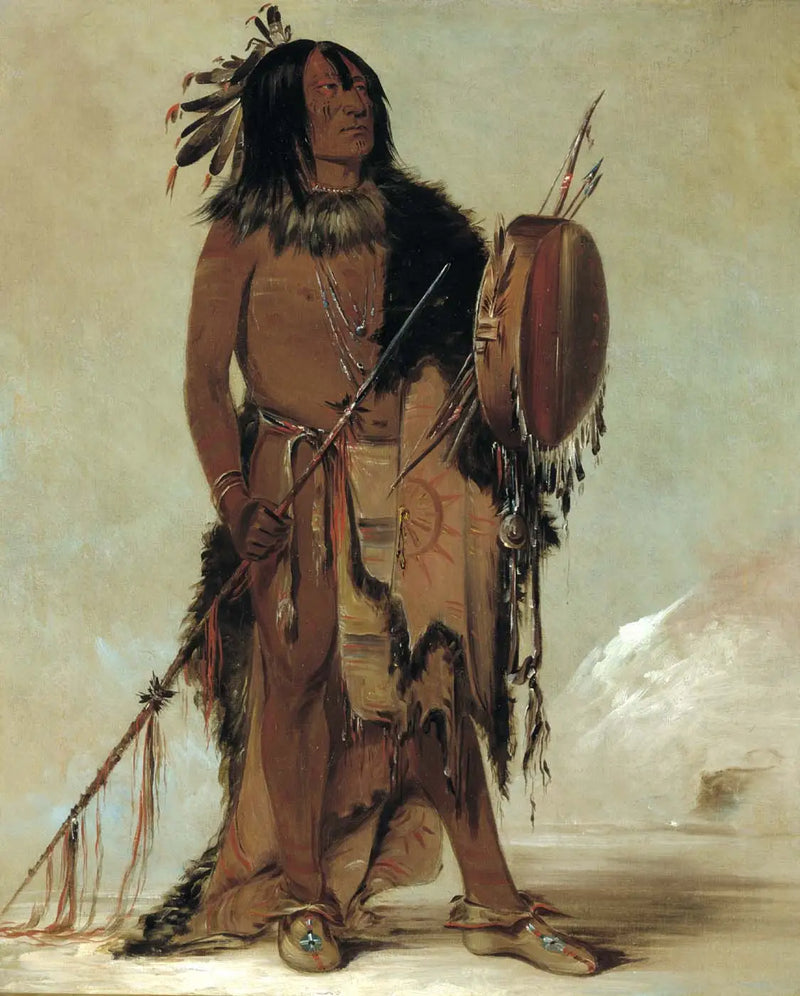 Wún-nes-tou, White Buffalo, an old healer - George Catlin