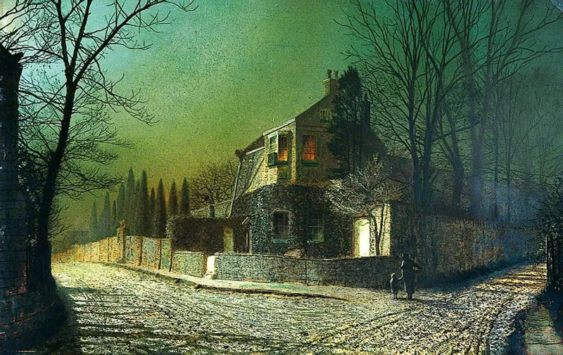 Yew Court, Scalby, near Scarborough - John Atkinson Grimshaw