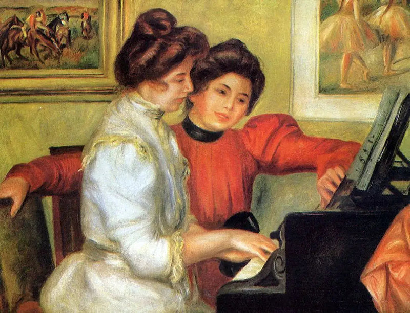 Yvonne and Christine Lerolle at the Piano - Pierre-Auguste Renoir