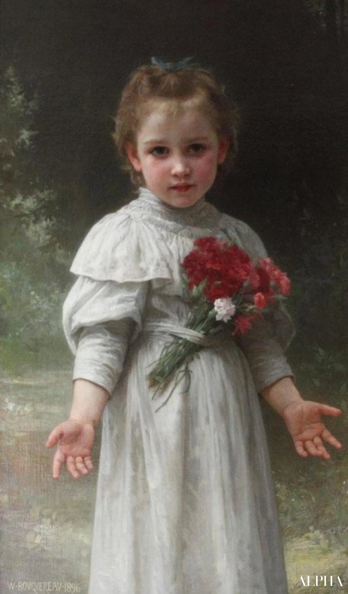 Yvonne - William Bouguereau - High-end reproductions of paintings and artworks
